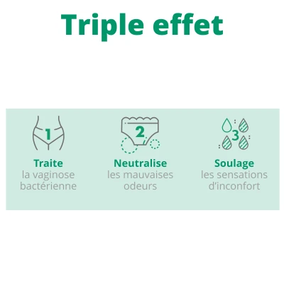 Ovules - Triple effet Vaginose Bactérienne 