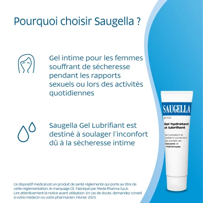 Gel Intime hydratant et lubrifiant tube 