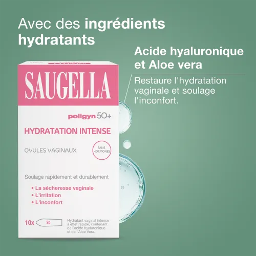 Ovules Vaginaux - Hydratation intense Poligyn 50+