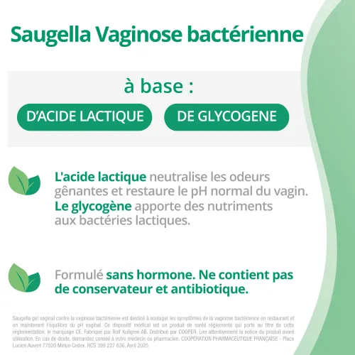 Gel Vaginal : Triple effet Vaginose Bactérienne
