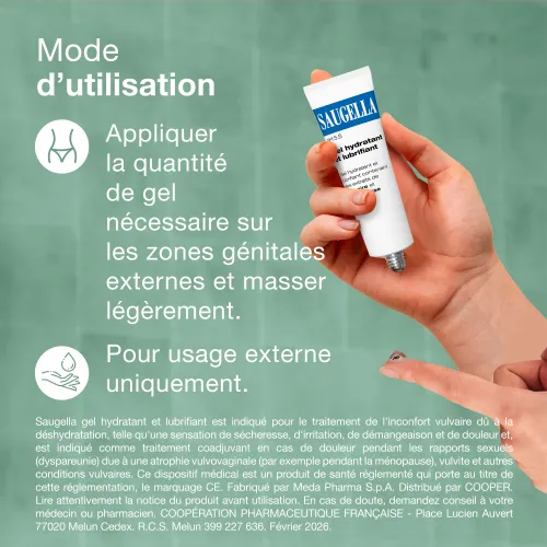 Gel Intime hydratant et lubrifiant tube 