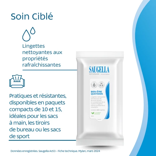 Dermoliquide Lingettes intimes 