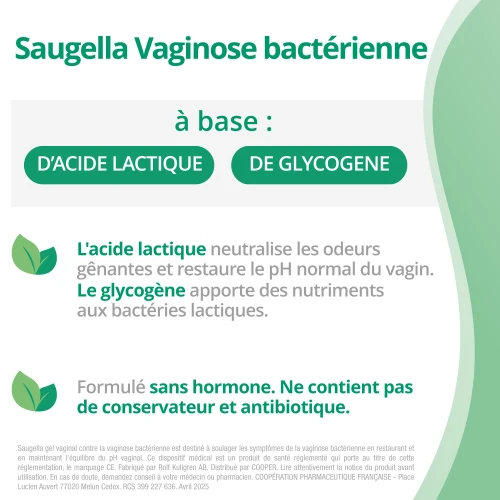 Gel Vaginal : Triple effet Vaginose Bactérienne