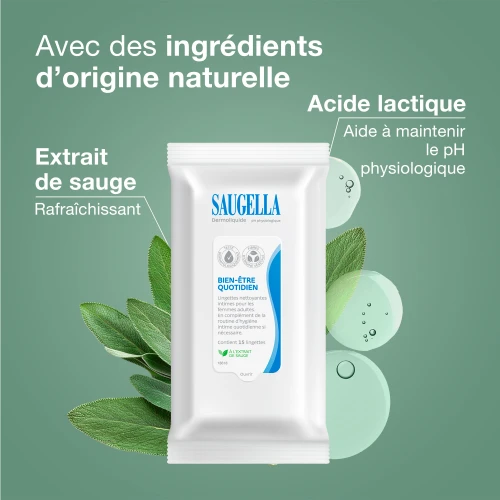 Dermoliquide Lingettes intimes 